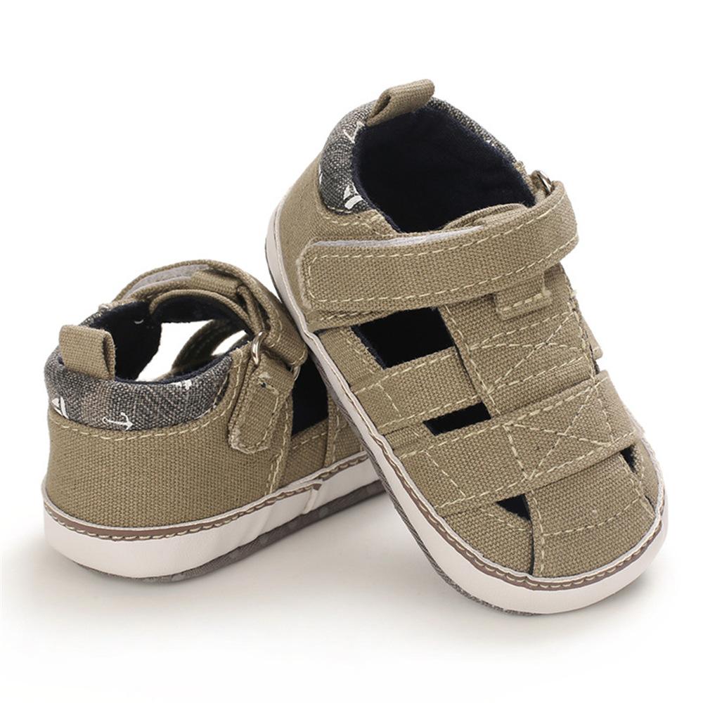 Baby Boys Canvas Hollow Out Soft Shoes Wholesale Toddlers Canvas Shoes