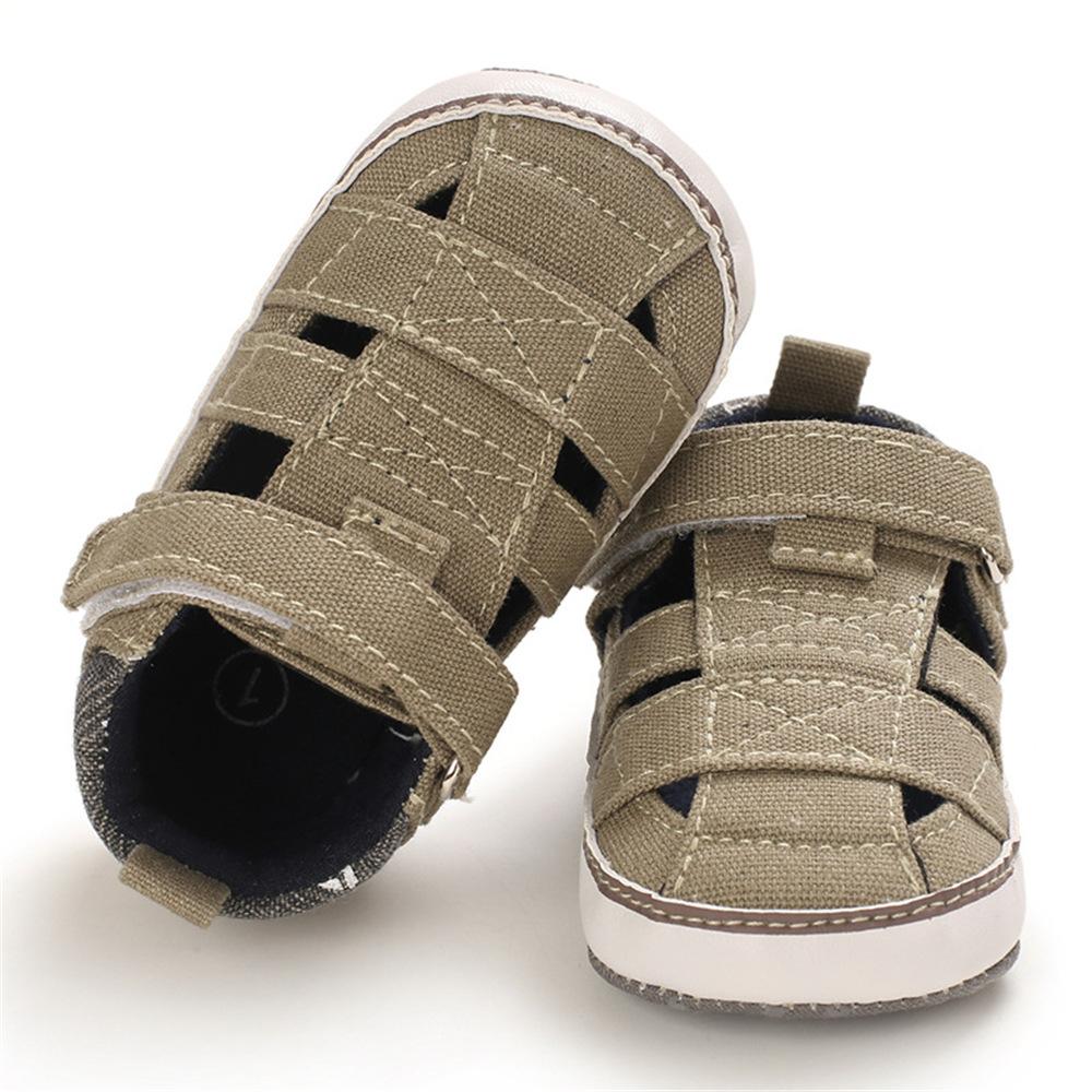 Baby Boys Canvas Hollow Out Soft Shoes Wholesale Toddlers Canvas Shoes