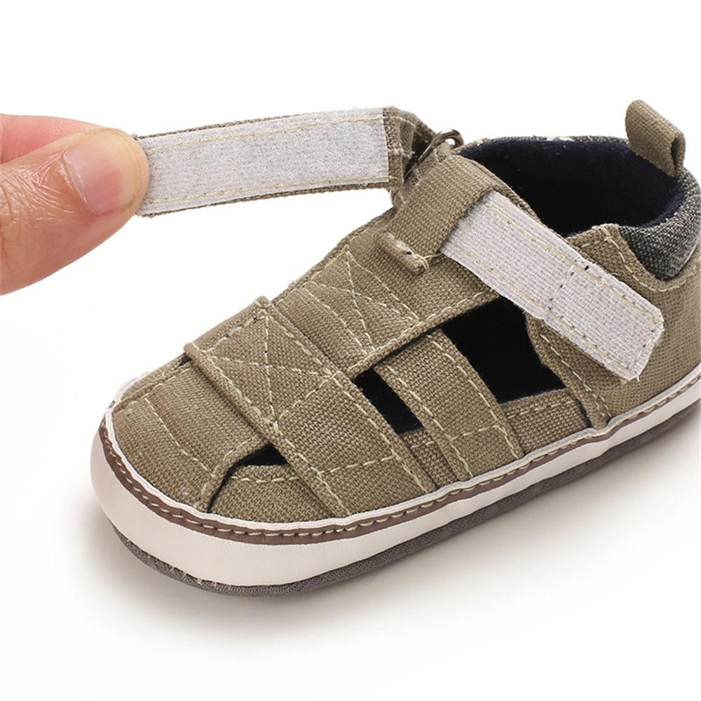 Baby Boys Canvas Hollow Out Soft Shoes Wholesale Toddlers Canvas Shoes