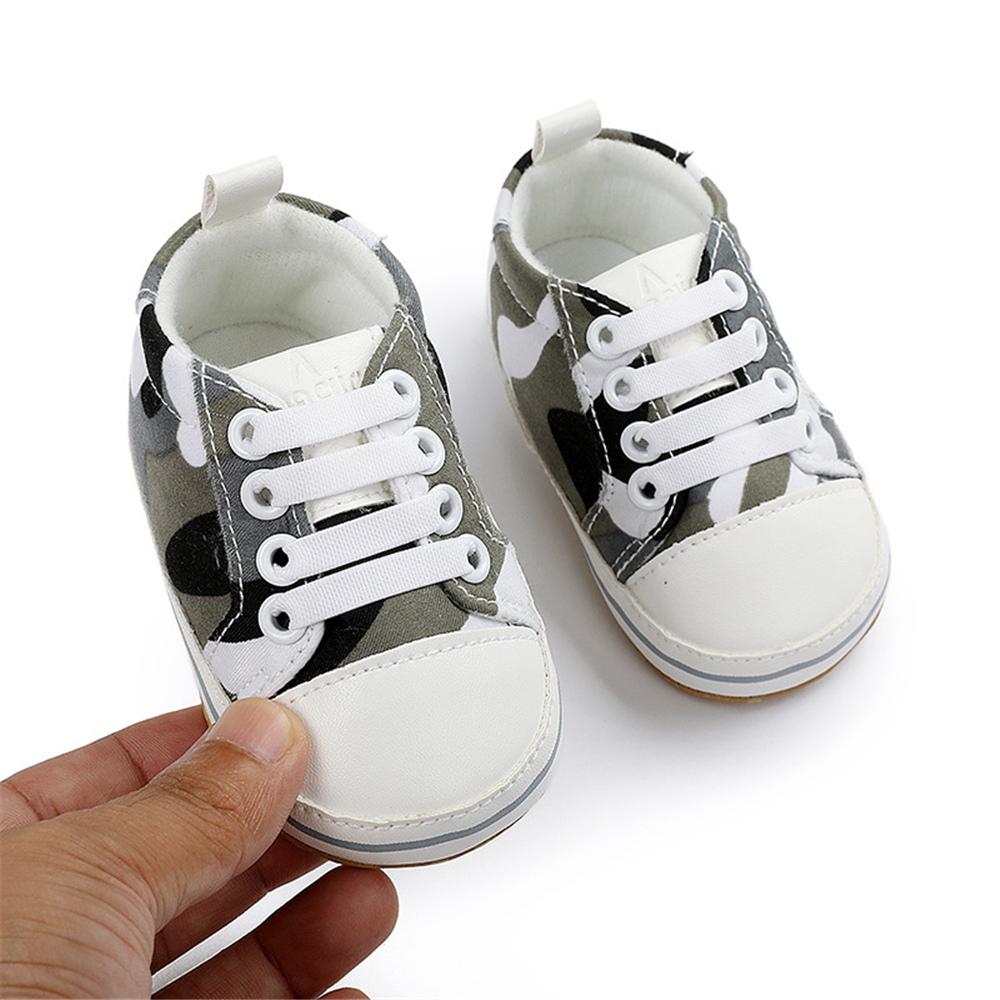 Baby Unisex Canvas Lace-up Toddler Shoes Wholesale Kid Shoes