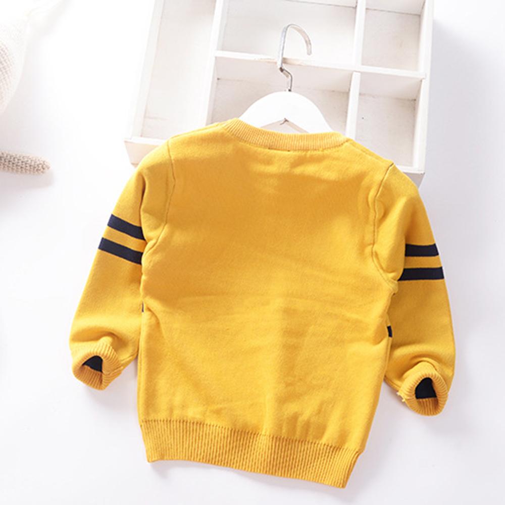 Boys Car Beep Long Sleeve Crew Neck Sweaters