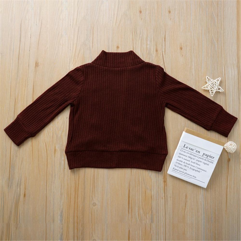 Toddler Girls Cardigan Solid Long Sleeve Sweaters Girls Clothes Wholesale