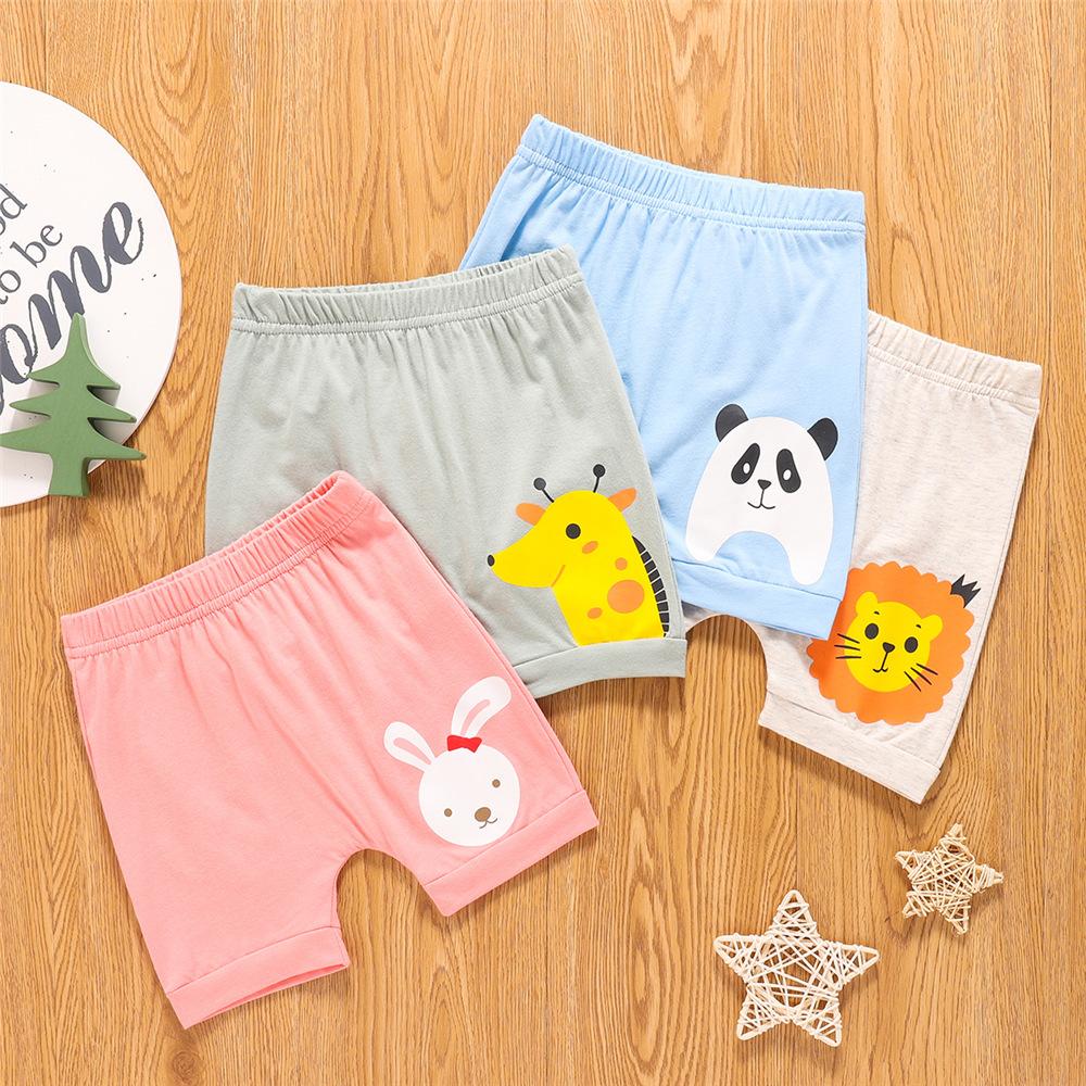 Baby Unisex Cartoon Animal Printed Cute Shorts baby clothes wholesale distributors