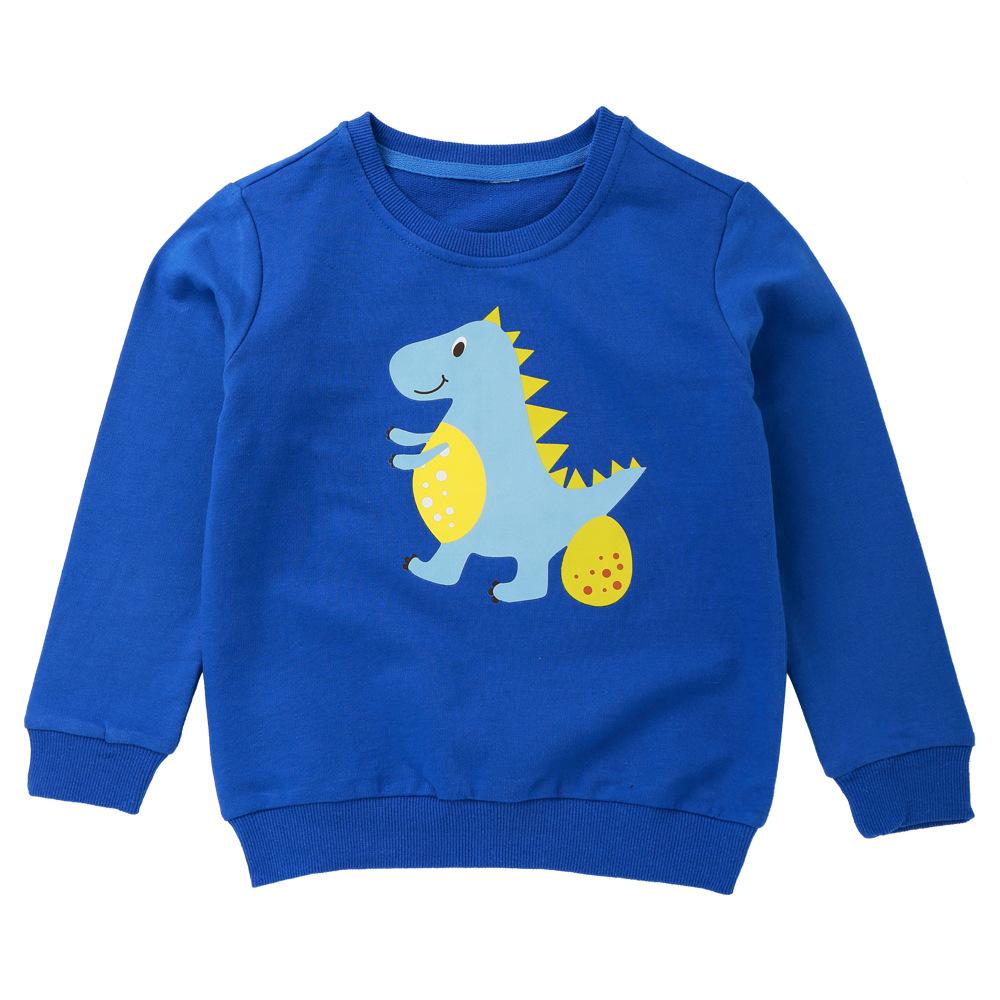 Boys Cartoon Dinosaur Cute Long Sleeve T-shirts Wholesale