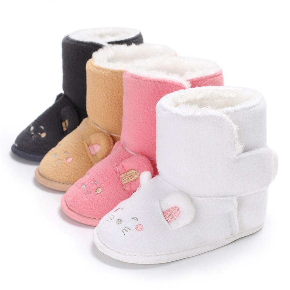 Baby Unisex Cartoon Fur Warm Snow Boots Baby Shoes Wholesale