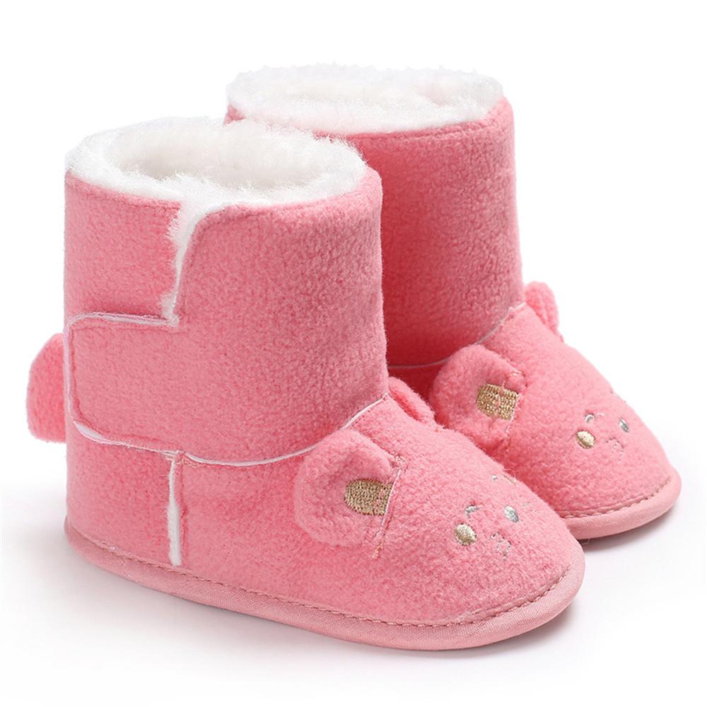 Baby Unisex Cartoon Fur Warm Snow Boots Baby Shoes Wholesale