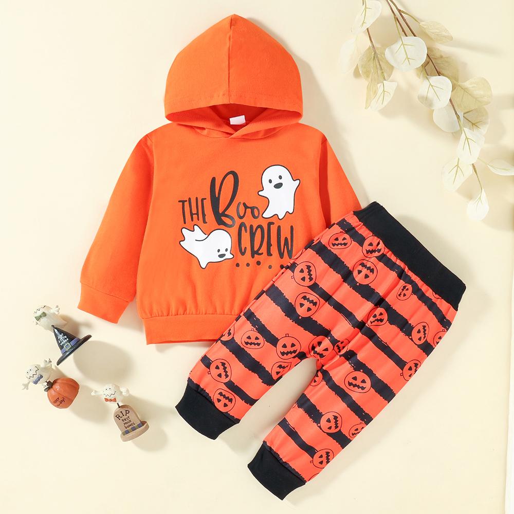Baby Cartoon Letter Long Sleeve Top & Pants Wholesale Baby Clothes