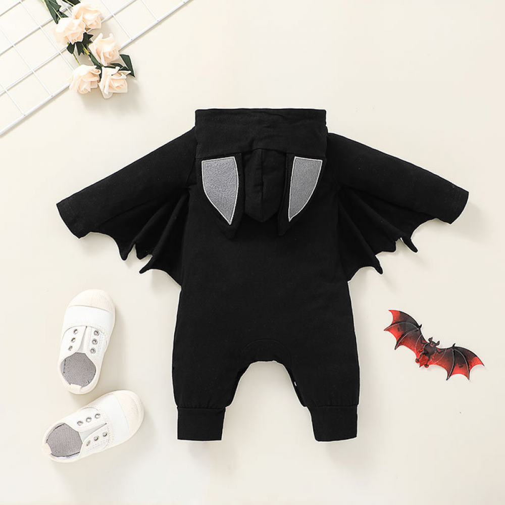 Baby Boys Cartoon Long Sleeve Hooded Romper Wholesale Baby Clothes