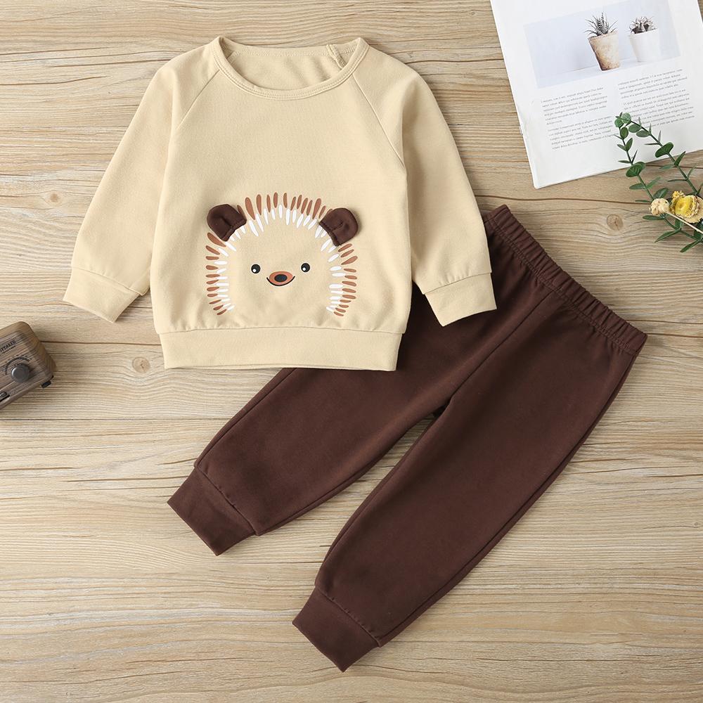 Baby Cartoon Long Sleeve Top & Pants baby wholesale vendors