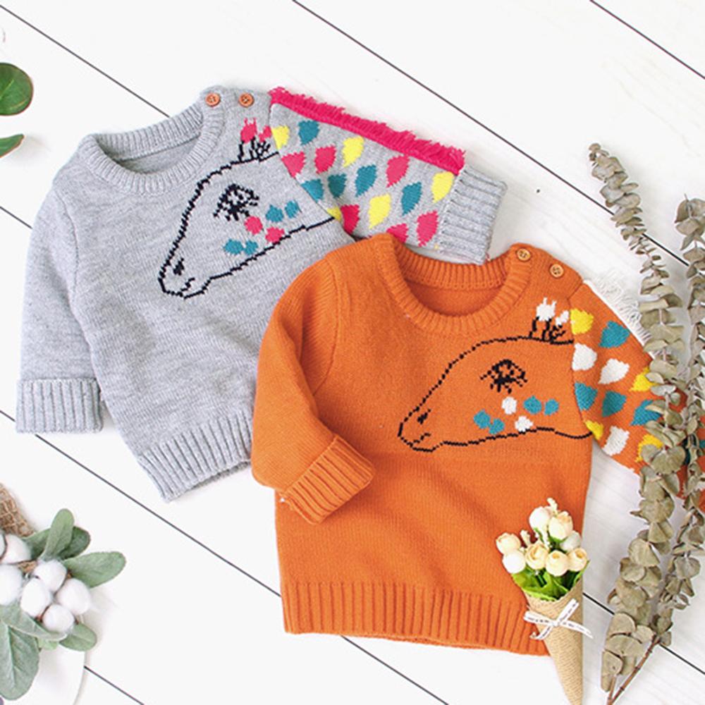 Unisex Cartoon Pony Knitted Pullover Sweaters Buy Baby Clothes Wholesale
