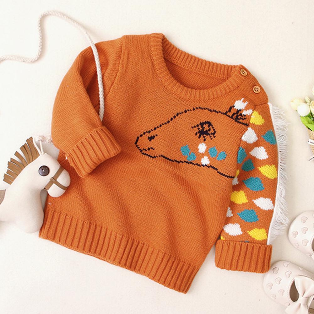 Unisex Cartoon Pony Knitted Pullover Sweaters Buy Baby Clothes Wholesale