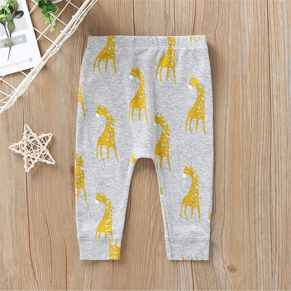 Baby Unisex Cartoon Printed Bottoms Wholesale Baby Outfits