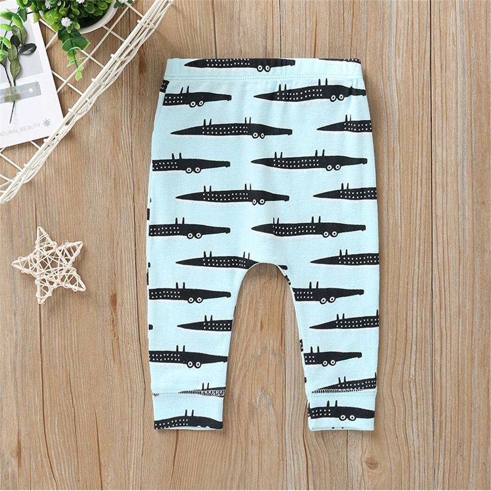 Baby Unisex Cartoon Printed Bottoms Wholesale Baby Outfits