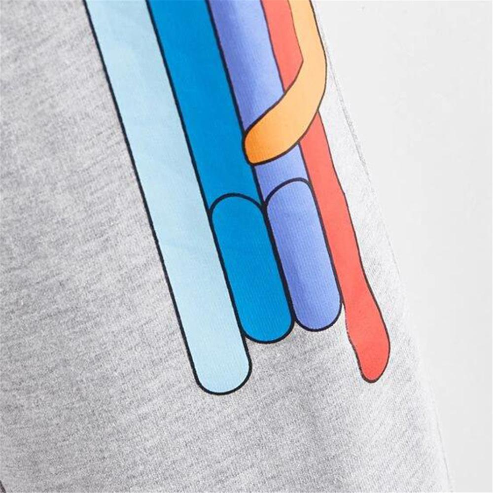 Boys Casual Cartoon Color Fingers Printed Pants trendy kids wholesale clothing