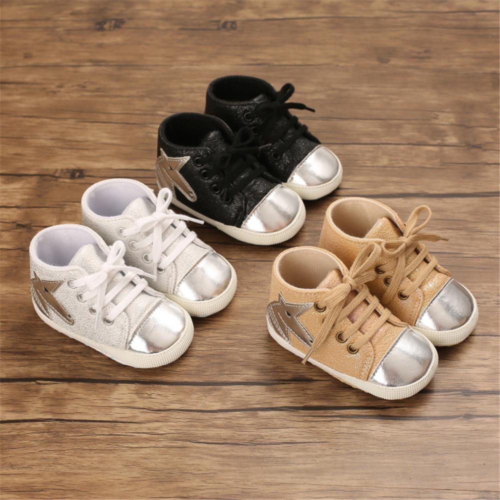 Baby Casual Cartoon Unicorn Lace Up Shoes Wholesale Baby Shoes