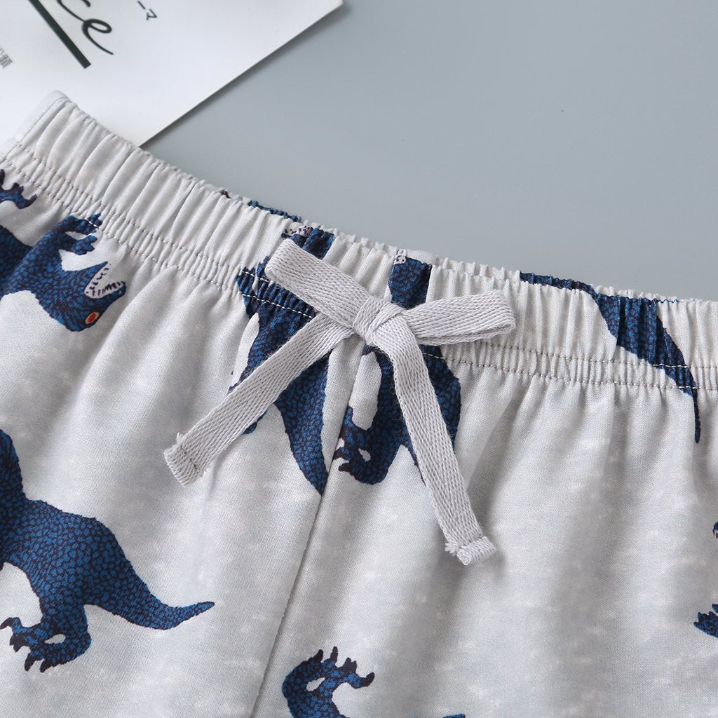 Children'S Clothing Summer New Children'S Pants Boys Casual Dinosaur Print Boys Casual Shorts Wholesale Boy Clothes