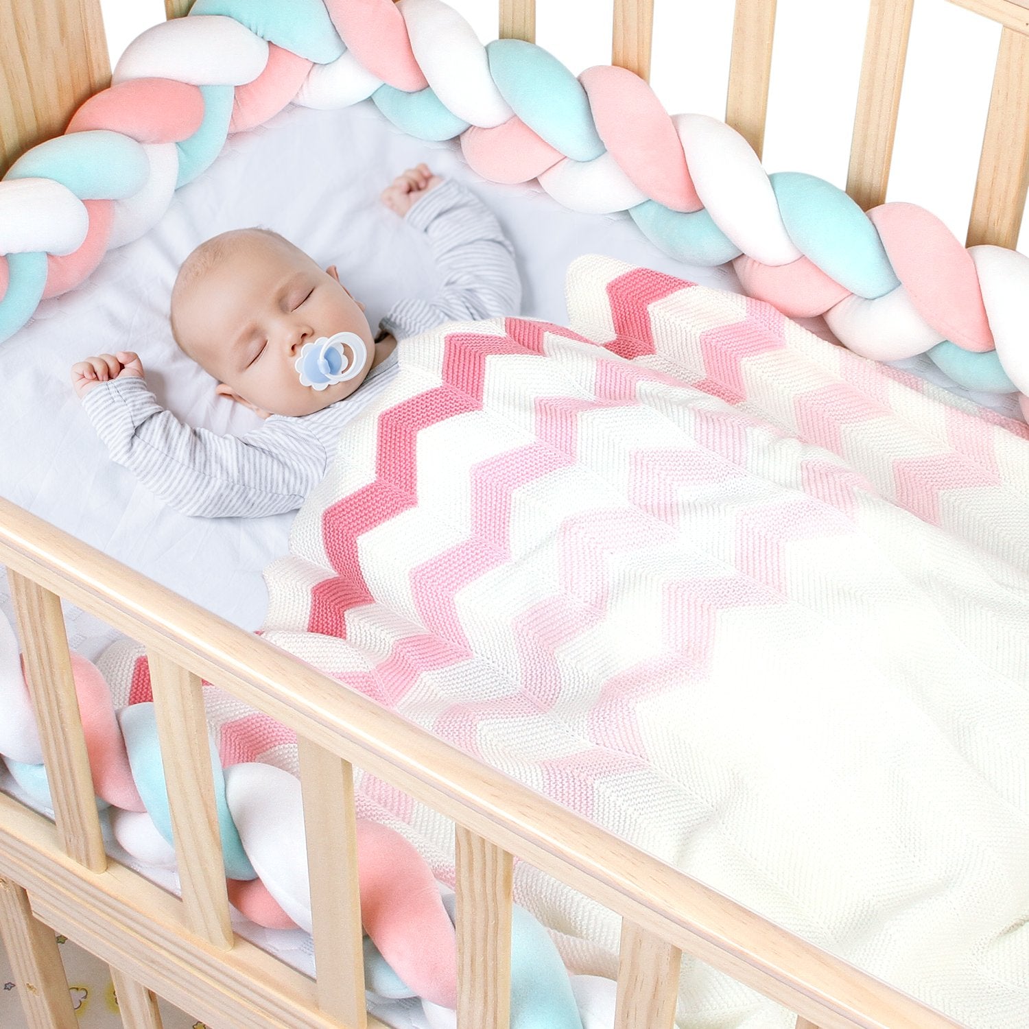 Children'S Diamond Knitted Blanket Baby Clothes Wholesale
