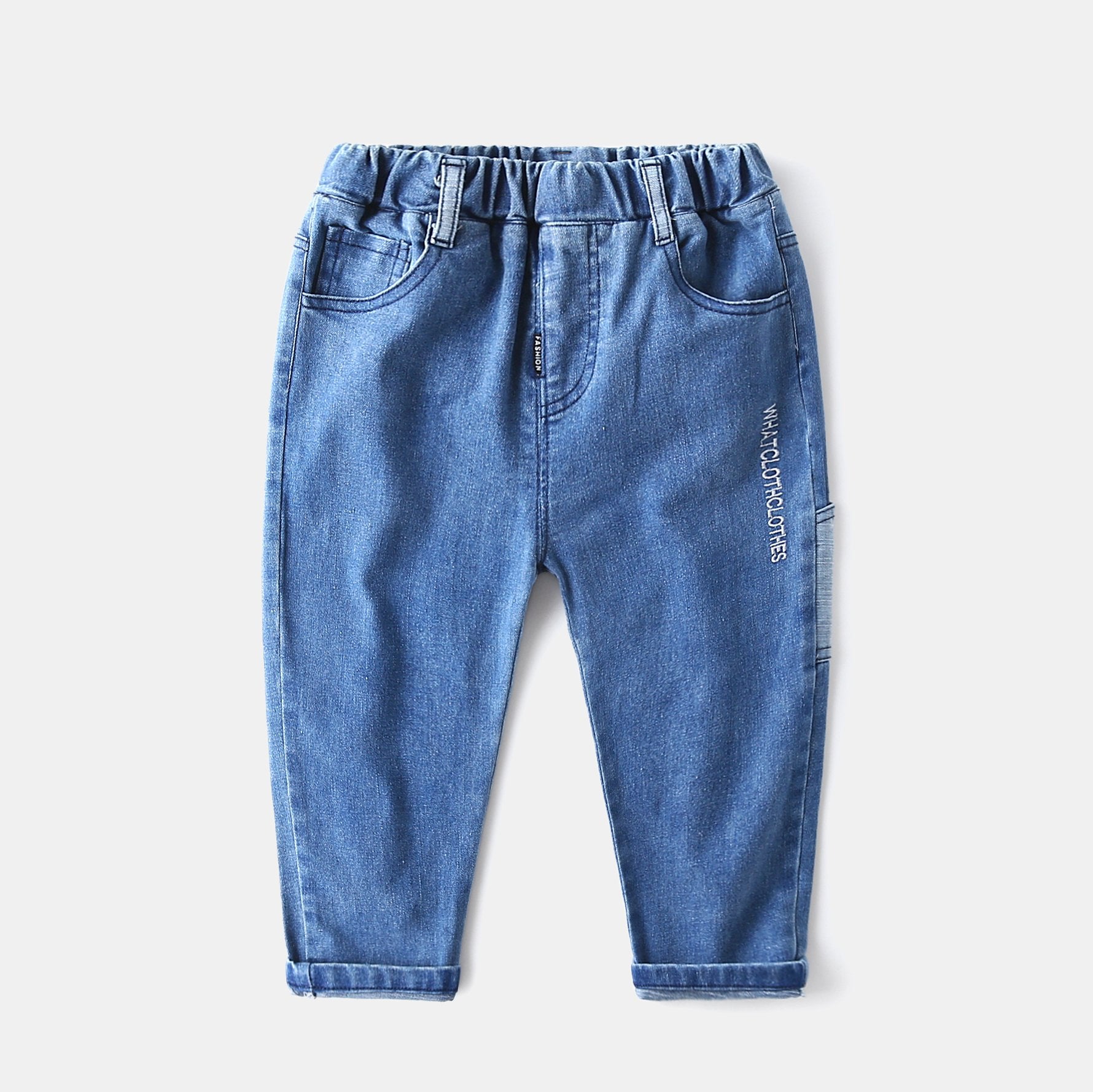 Children'S Korean Casual Fashion Boy Jeans Wholesale Childrens Clothing