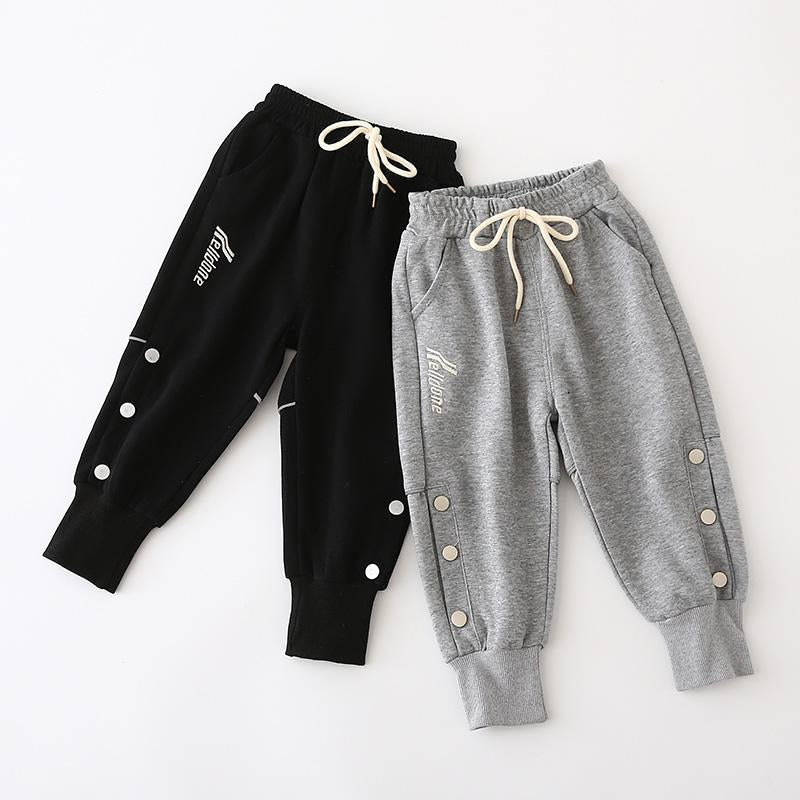 Children'S Korean Casual Loose Sweatpants, Boys' Fashionable Pants Wholesale Kids Clothing