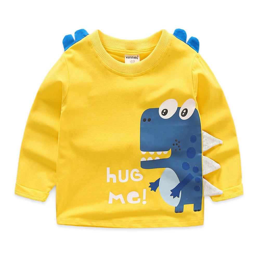 Children'S Long-Sleeved T-Shirt Cartoon Boy T-Shirt Bottoming Shirt Wholesale Kids Clothing