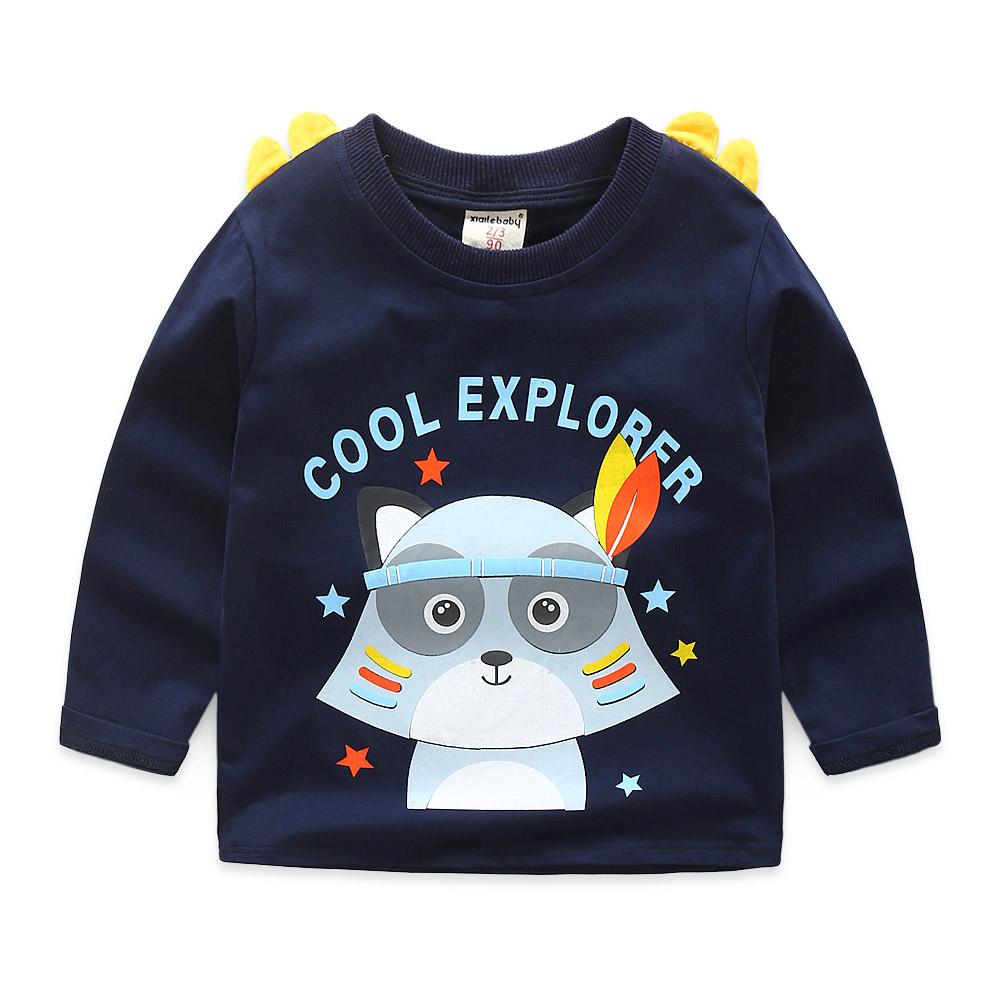 Children'S Long-Sleeved T-Shirt Cartoon Boy T-Shirt Bottoming Shirt Wholesale Kids Clothing