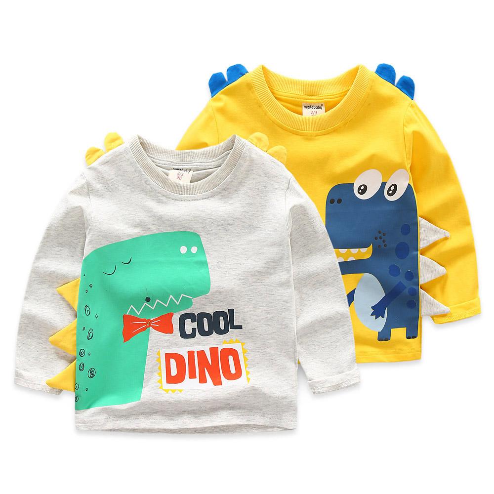 Children'S Long-Sleeved T-Shirt Cartoon Boy T-Shirt Bottoming Shirt Wholesale Kids Clothing