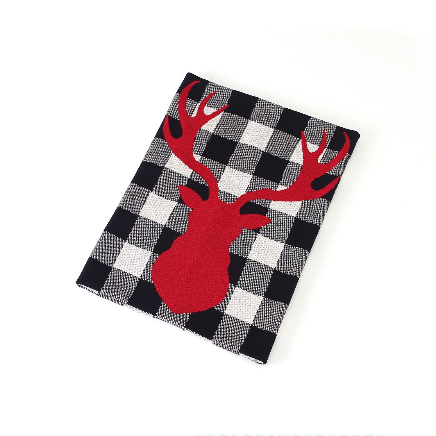 Christmas Elk Plaid Blanket Children'S Knitted Air Conditioning Blanket Baby Clothes Wholesale Distributors