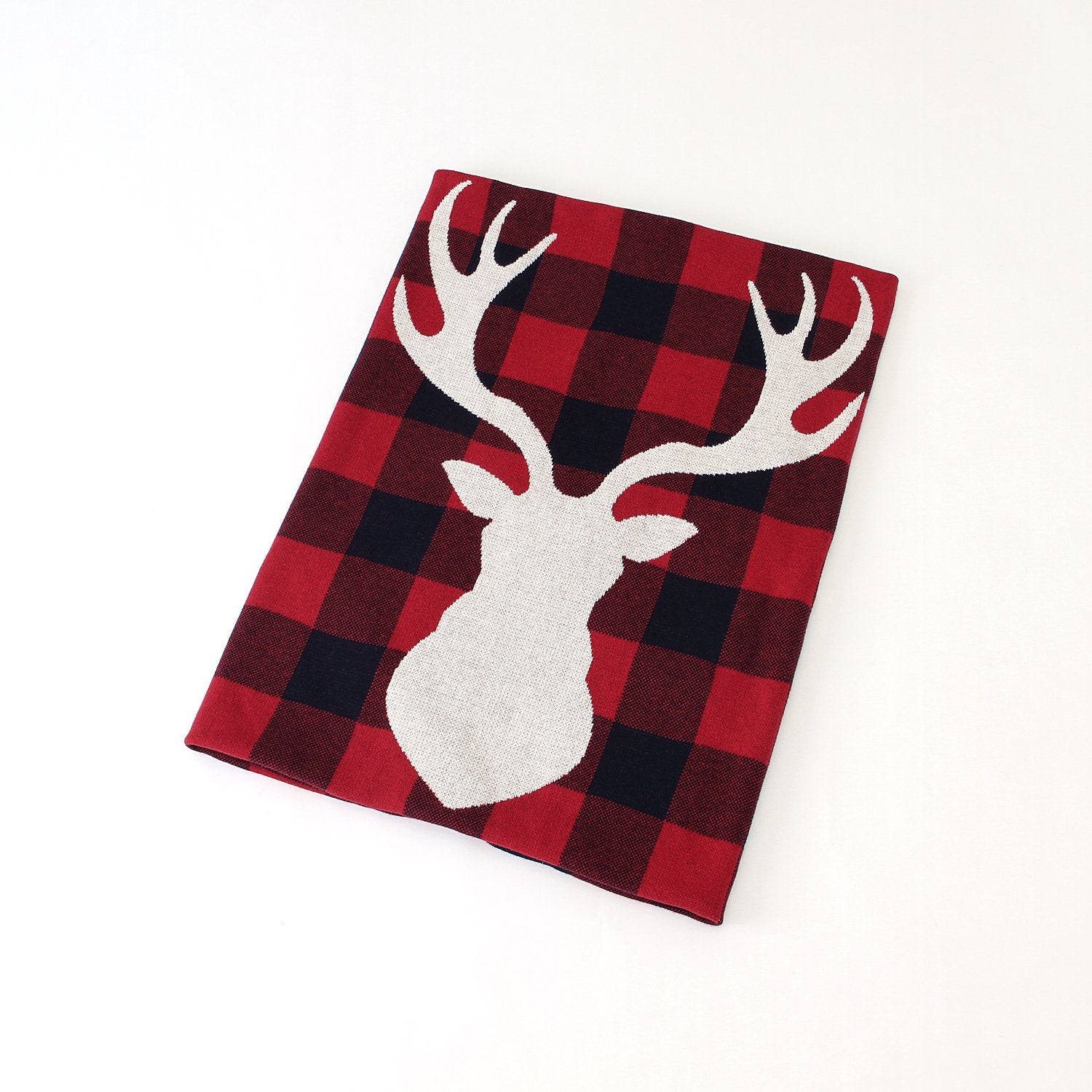 Christmas Elk Plaid Blanket Children'S Knitted Air Conditioning Blanket Baby Clothes Wholesale Distributors