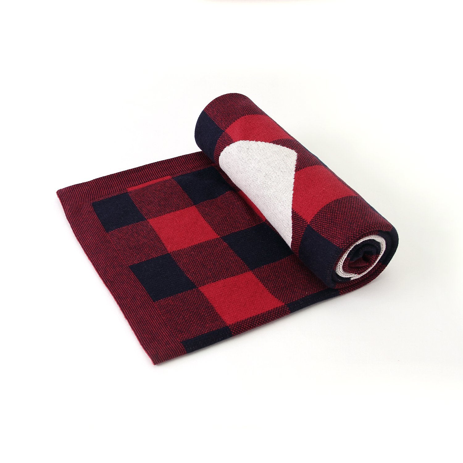 Christmas Elk Plaid Blanket Children'S Knitted Air Conditioning Blanket Baby Clothes Wholesale Distributors