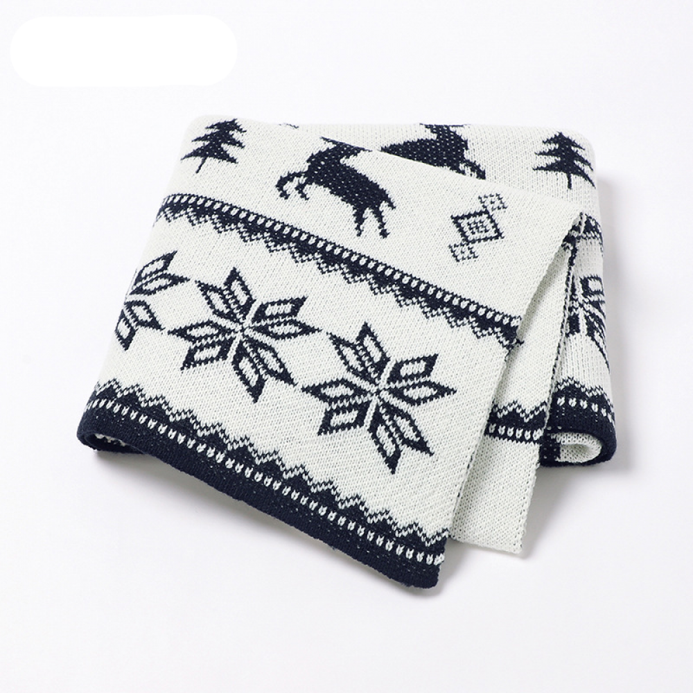 Christmas Style Printed Knitted Windproof Blanket Baby Blankets Wholesalers