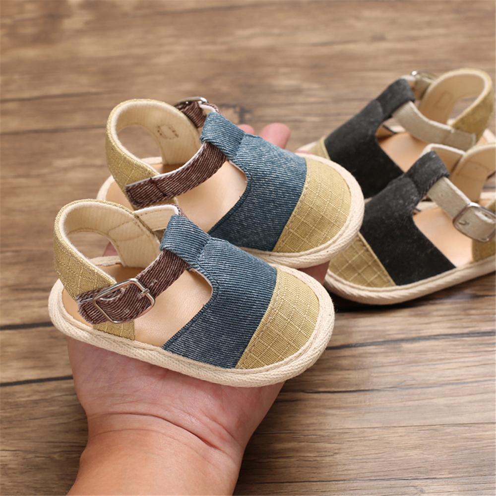 Baby Boys Closed Toe Adjustable Buckle Sandals Baby Shoes Wholesale