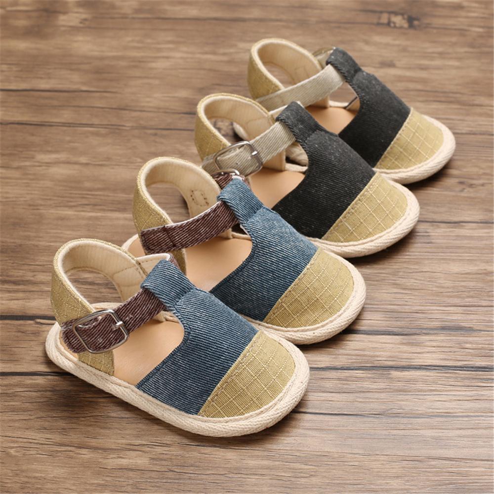 Baby Boys Closed Toe Adjustable Buckle Sandals Baby Shoes Wholesale