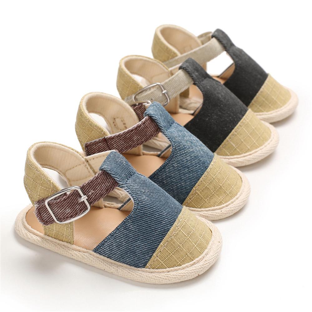 Baby Boys Closed Toe Adjustable Buckle Sandals Baby Shoes Wholesale