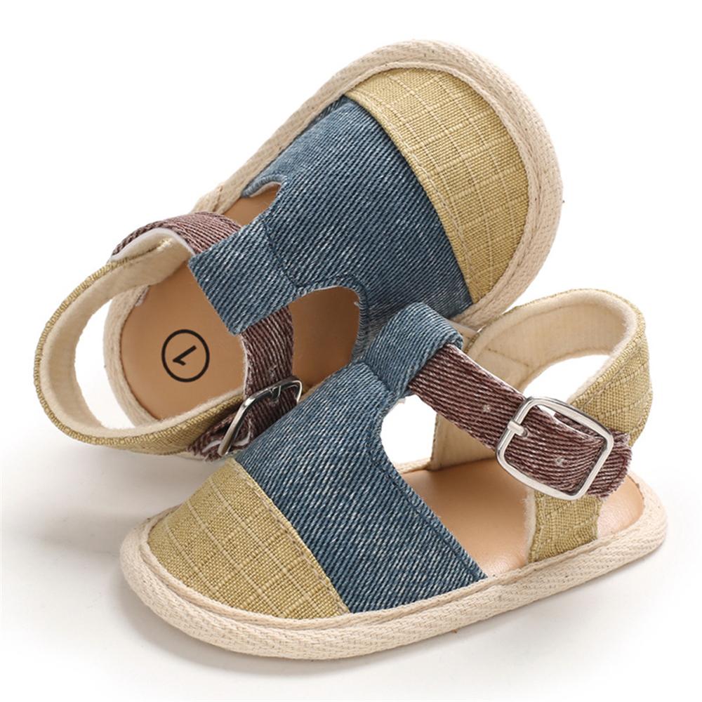 Baby Boys Closed Toe Adjustable Buckle Sandals Baby Shoes Wholesale