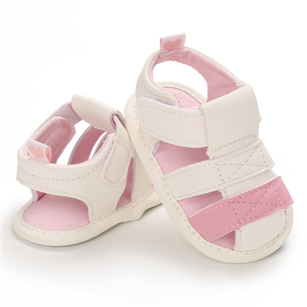 Baby Unisex Closed Toe Hollow Out Magic Tape Sandals Baby Shoes Wholesale