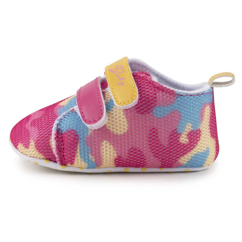 Baby Unisex Color Contrast Magic Tape All Season Shoes Baby Shoe Wholesale