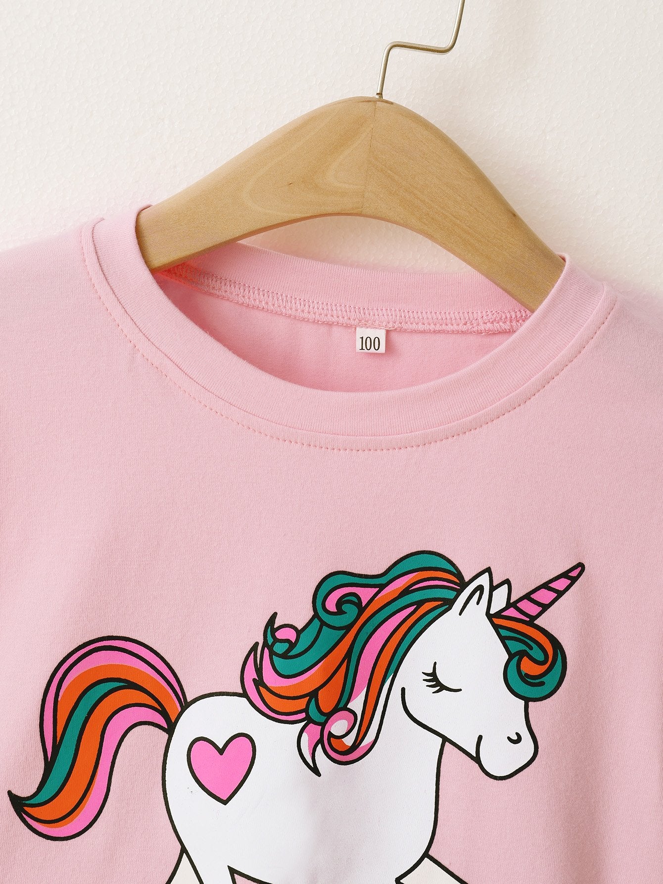 Girls Unicorn Cute Long Sleeve T-Shirts childrens wholesale clothing