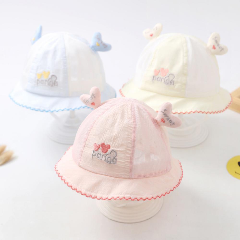 Cute Thin Baby Girl Sunshade Fisherman Hat Kids Accessories Wholesale