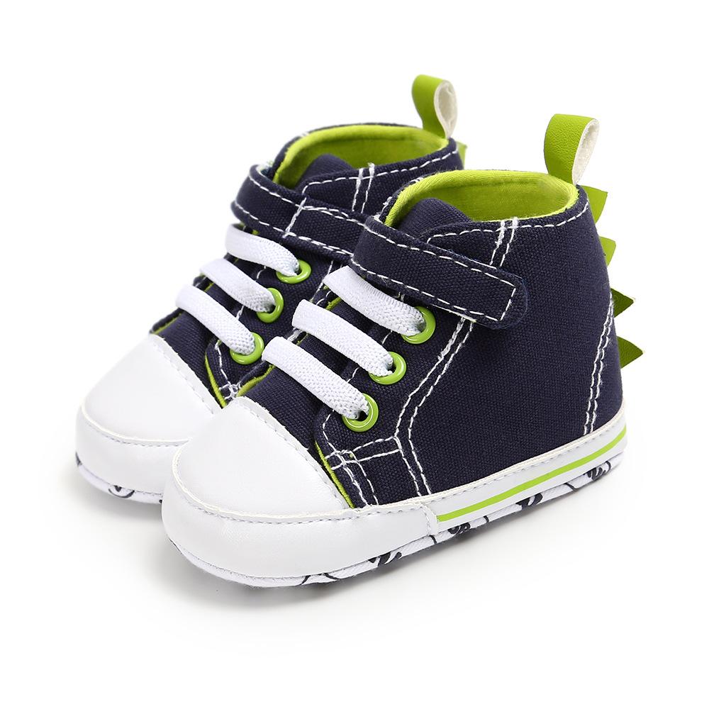 Baby Boys Dinosaur Canvas High Top Shoes Toddler Shoes Wholesale