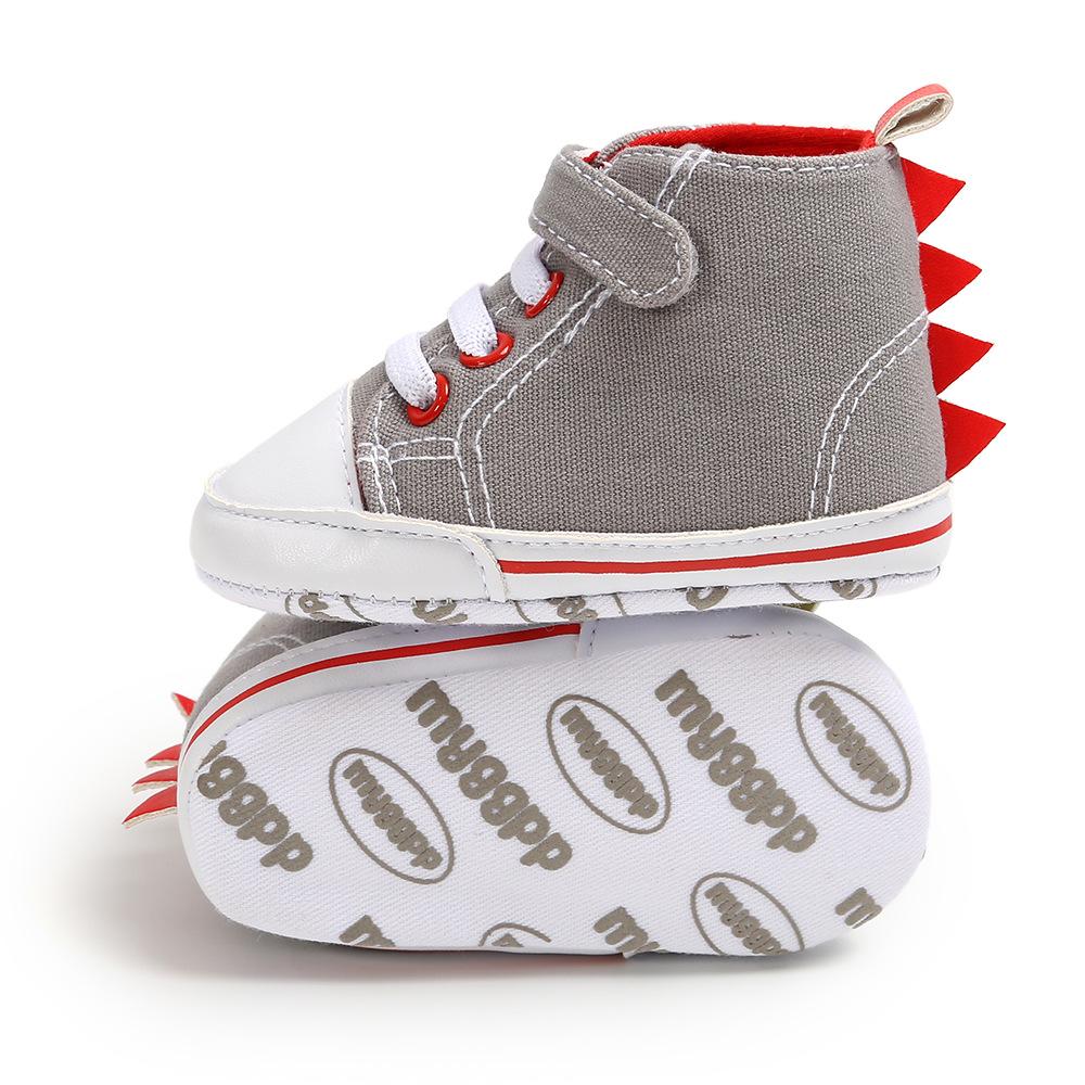 Baby Boys Dinosaur Canvas High Top Shoes Toddler Shoes Wholesale