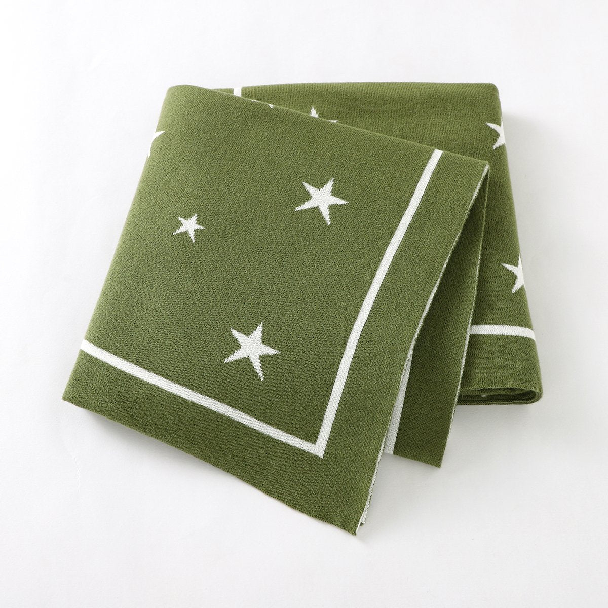 Five-Pointed Star Jacquard Blanket For Infants And Toddlers Baby Clothes Wholesale