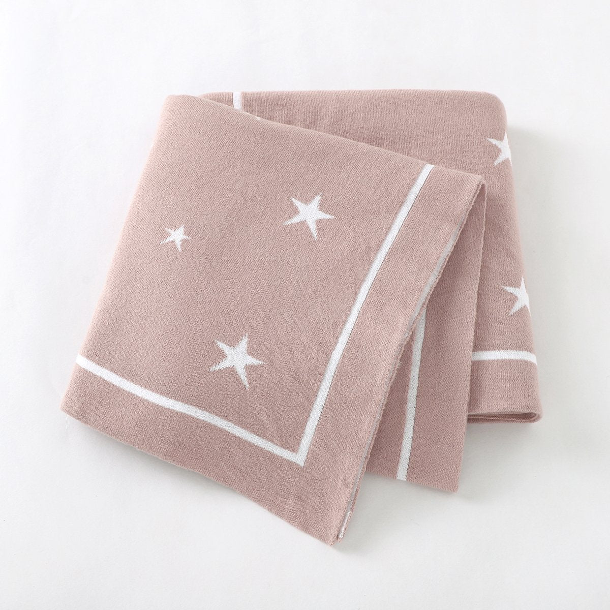 Five-Pointed Star Jacquard Blanket For Infants And Toddlers Baby Clothes Wholesale