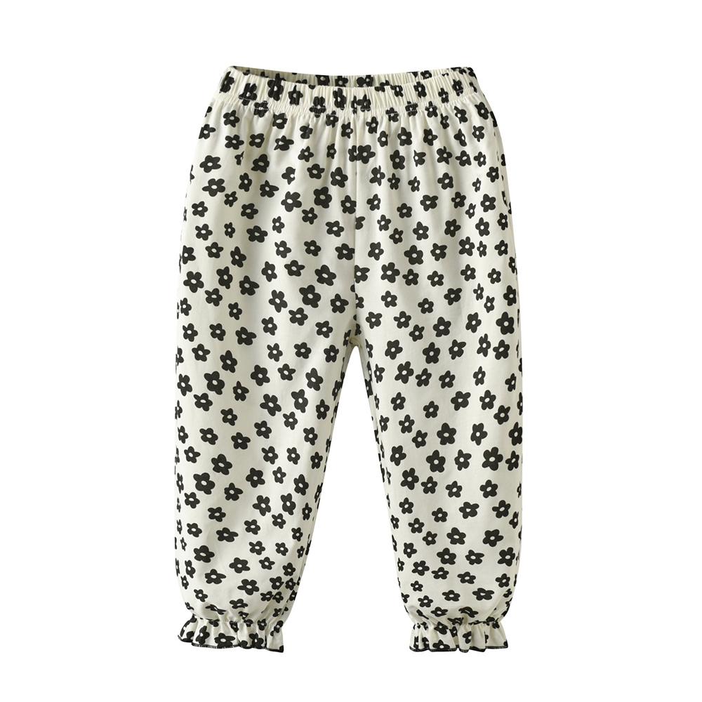 Girls Floral Printed Fashion Pants kids clothing wholesale