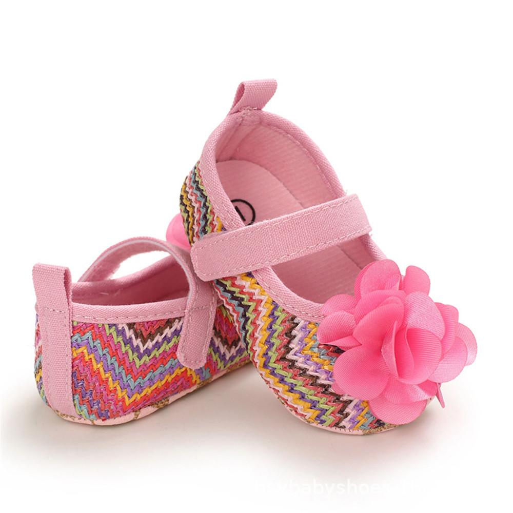 Baby Girls Flower Magic Tape Toddler Shoes Spanish Baby Shoes