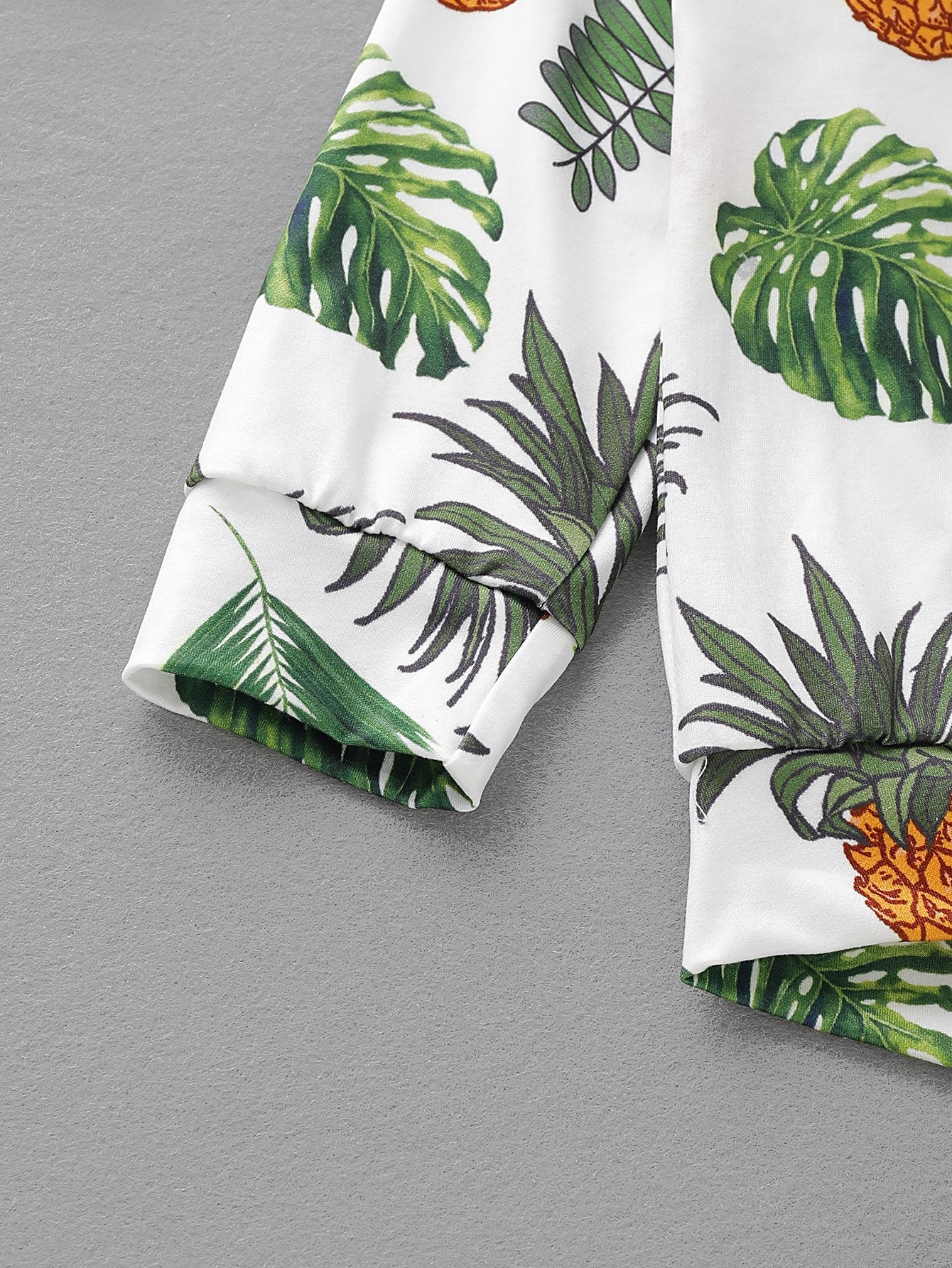 Girls Fruit Printed Long Sleeve Top & Pants kids wholesale clothing
