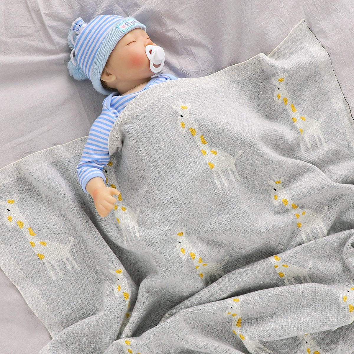 Giraffe Jacquard Blanket For Babies And Toddlers Baby Clothes Wholesale