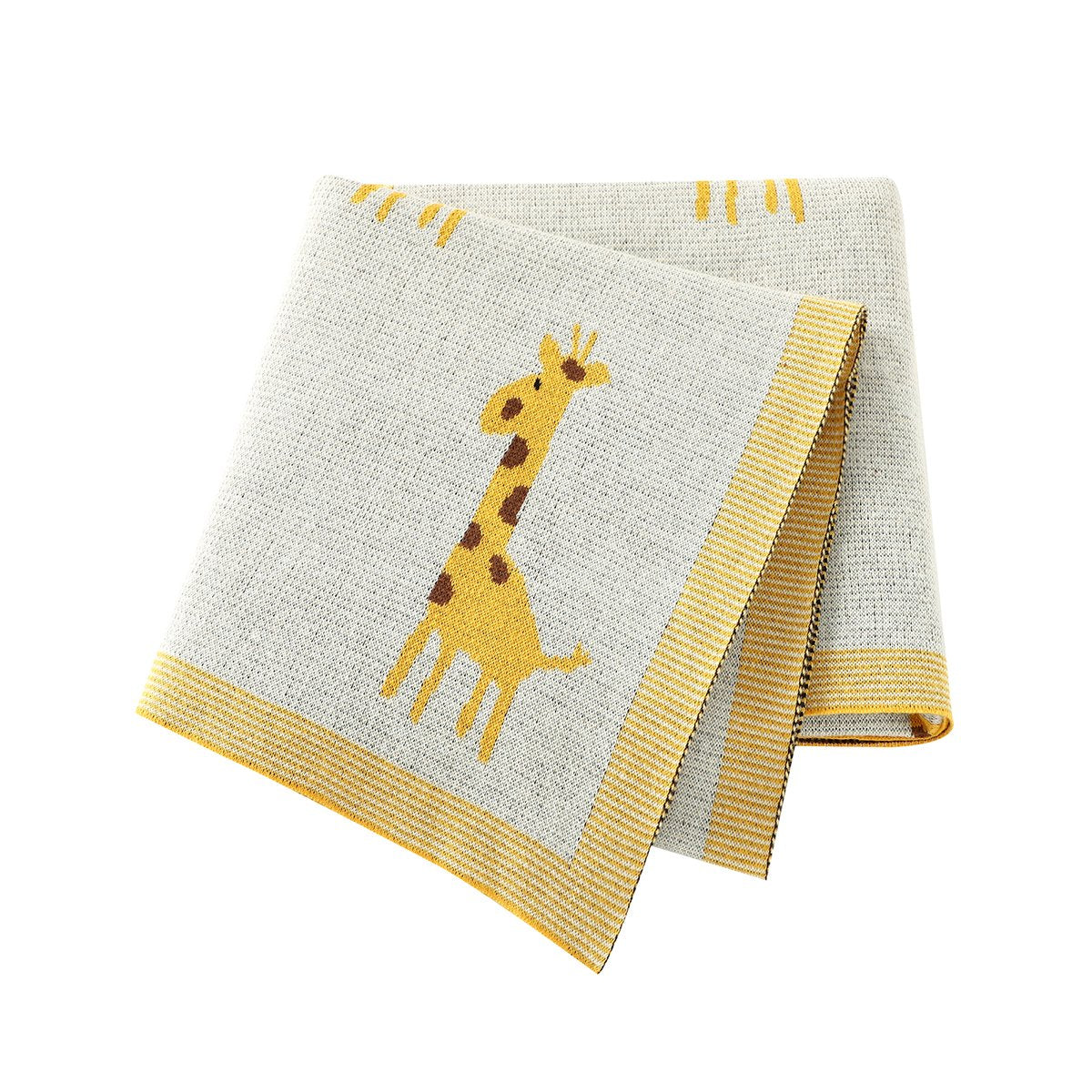 Giraffe Jacquard Blanket For Babies And Toddlers Baby Clothes Wholesale