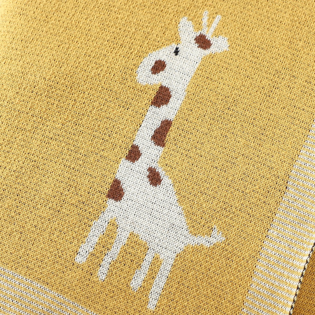 Giraffe Jacquard Blanket For Babies And Toddlers Baby Clothes Wholesale