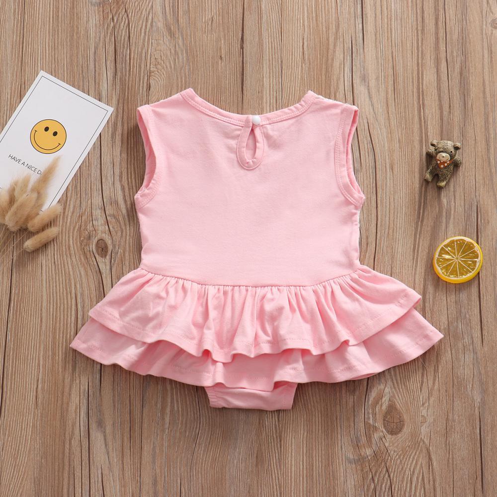 Girls Summer Girls' Solid Lace One Piece Wholesale Girl Clothing