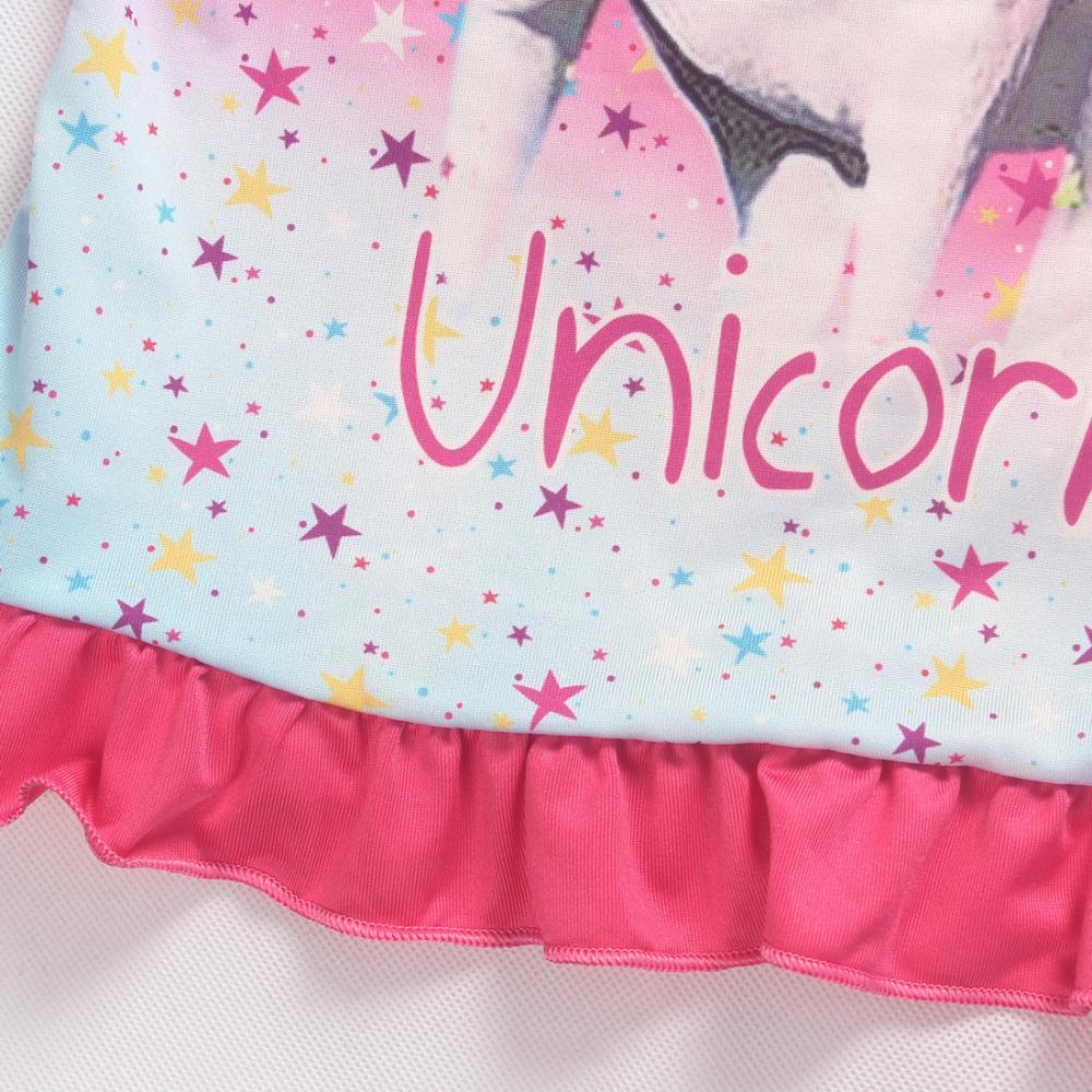 Girls Summer Girls' Unicorn Print Short Sleeve Dress Wholesale Girls Clothes